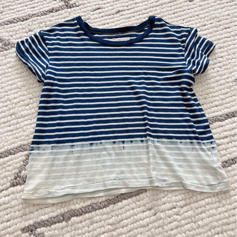 Current/Elliott indigo tie dye SZ 0 shirt